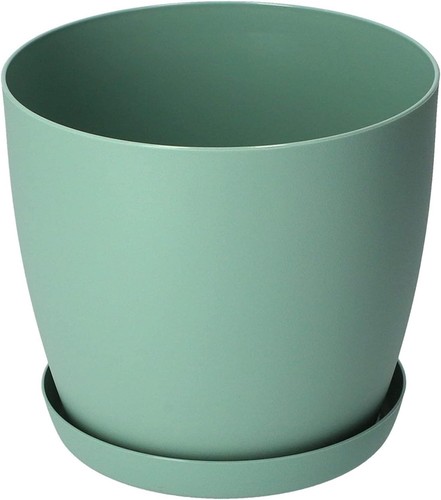 Chic green matt - flower, pot