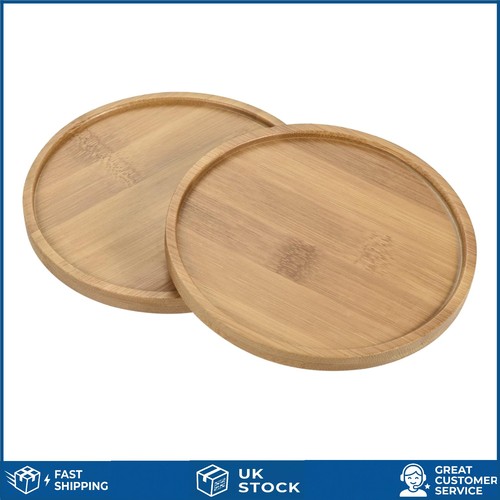 Elegant natural bamboo round - natural,