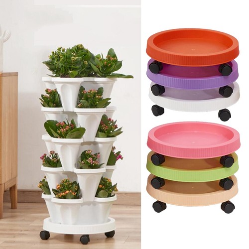 Plant stand pot trolley - trolley, with