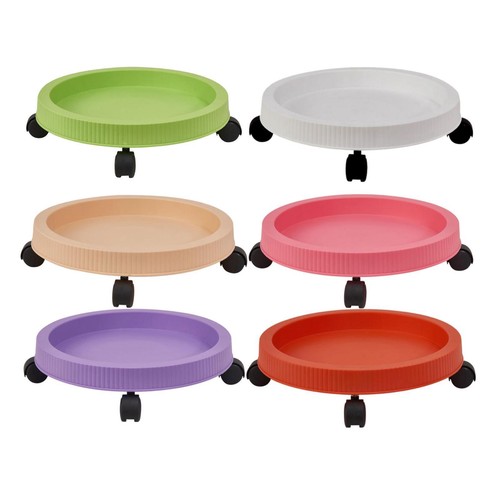 Rolling plant stand - rolling, pot