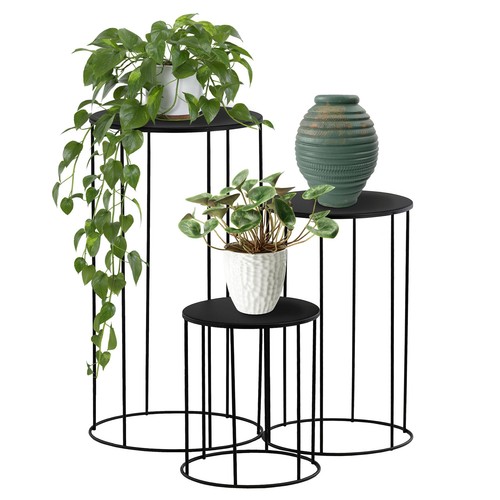 Indoor plant stands - indoor, round