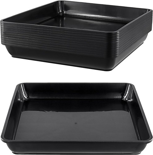 12pcs inch black square - 12,