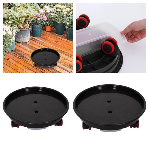 Flower pot tray with wheels - tray,