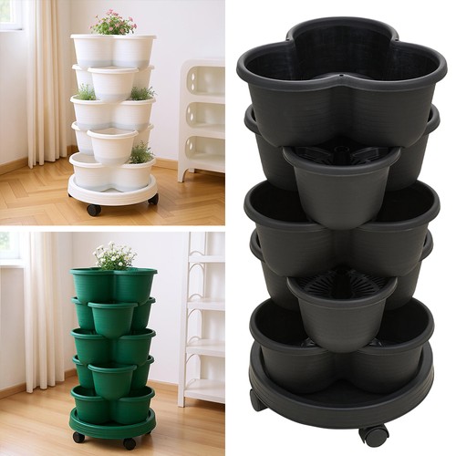Tier vertical planter tower - 5,