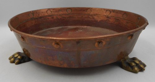 Vintage copper brass planter - vintage, /